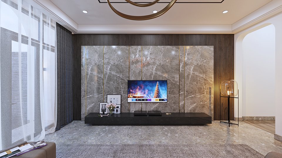 Thiết kế nội thất nhà 3 tầng 100m2 tại Hồ Chí Minh 2