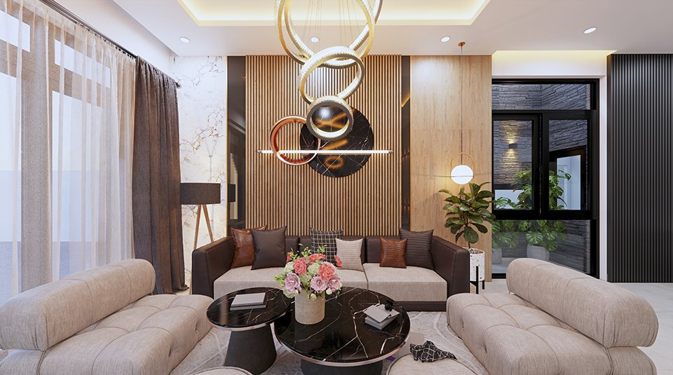Thiết kế nội thất nhà 4 tầng 1