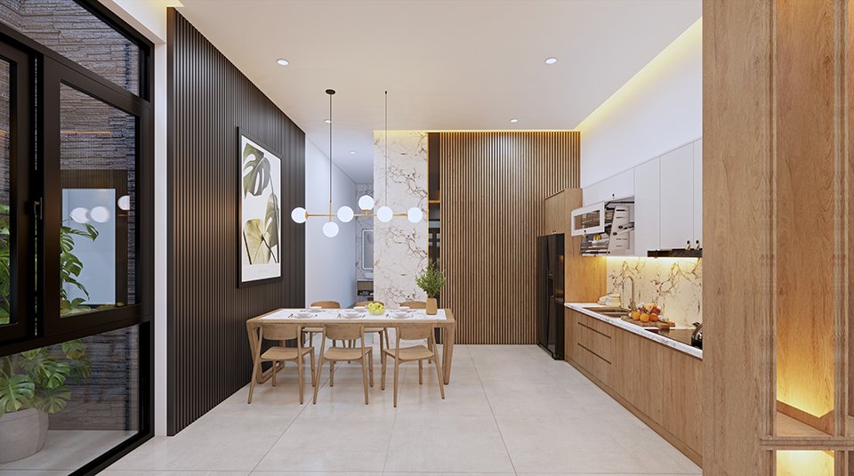Thiết kế nội thất nhà 4 tầng 3