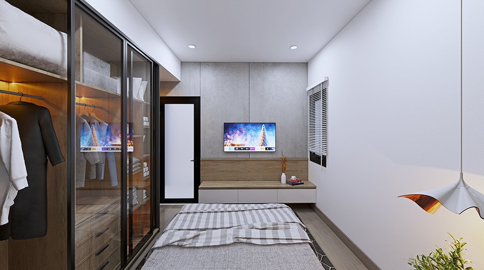 Thiết kế nội thất nhà 4 tầng 5